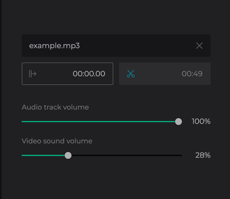 Adjust voiceover for video Trim voiceover for video