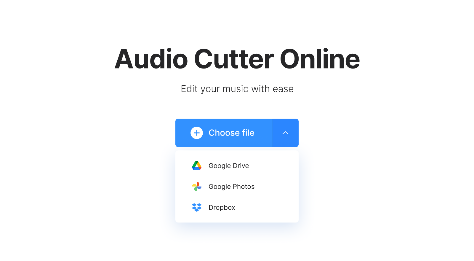 Audio cutter to extract sound from video