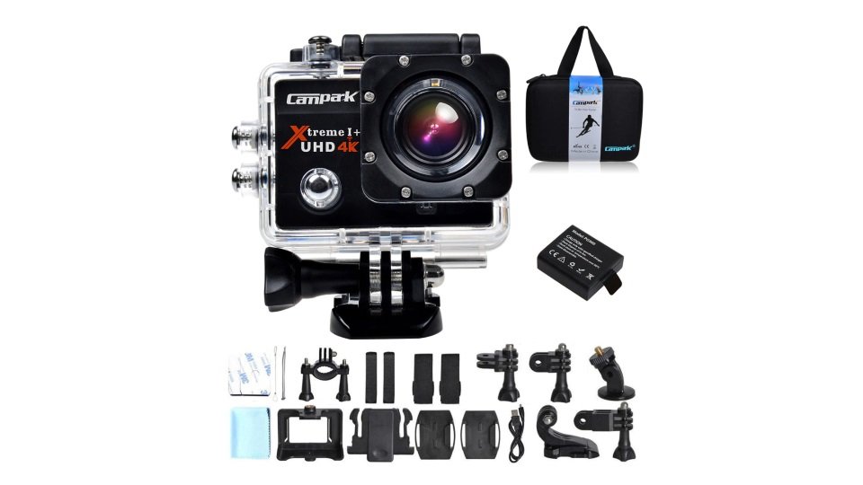 Full set of GoPro alternative CAMPARK ACT74