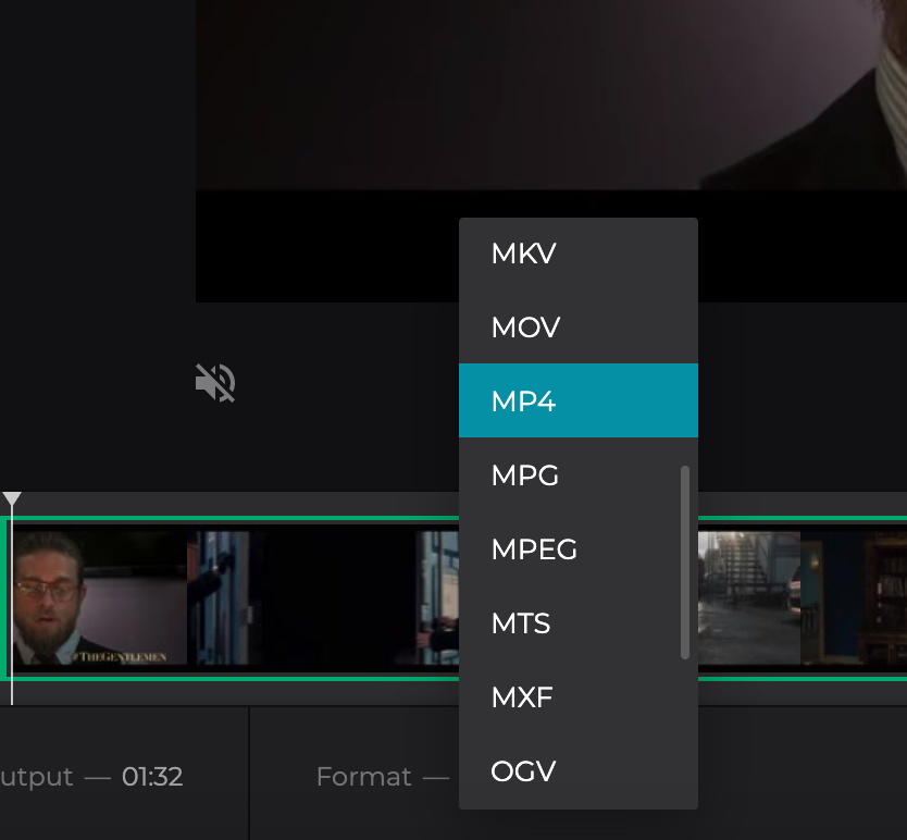 Convert the part of video for YouTube Change format of the video part for YouTube