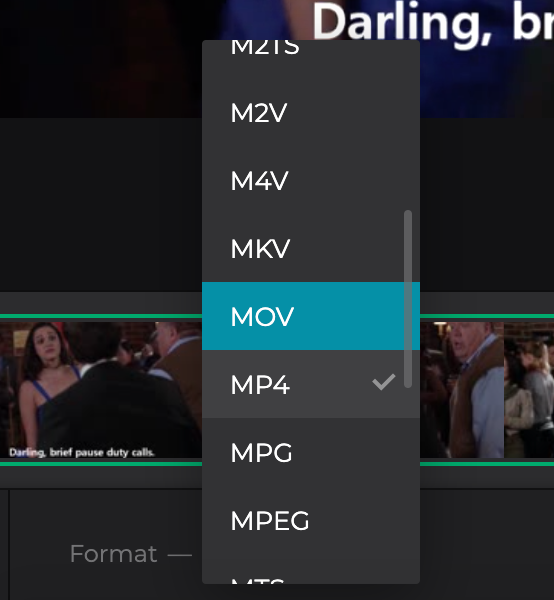 Change format for Reddit video download