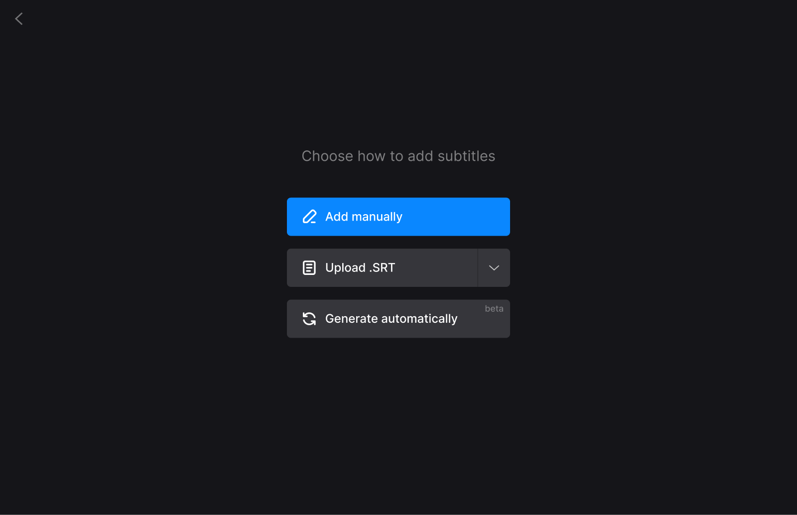 Choose the way to add subtitles on Mac