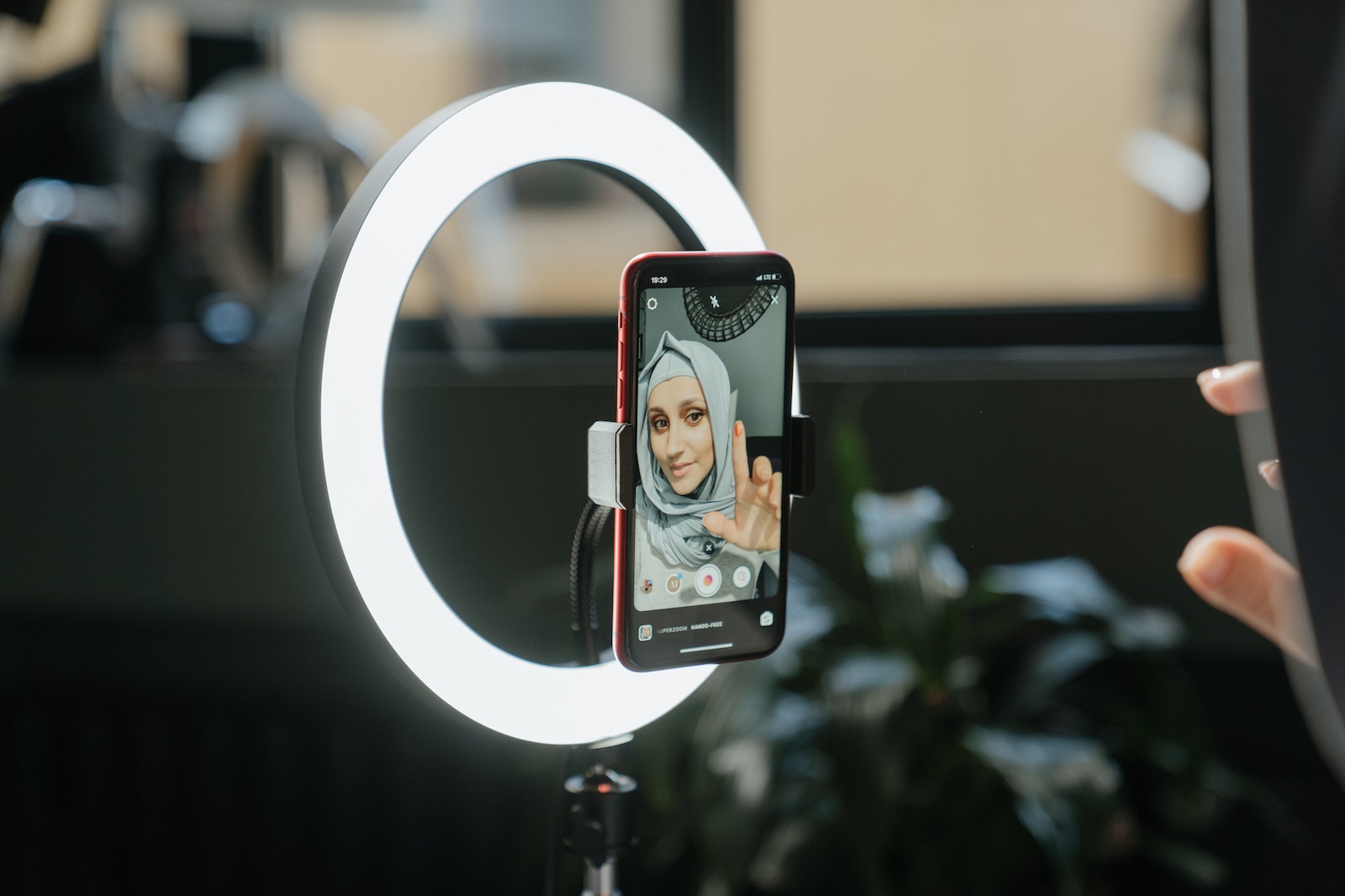 Circle light for videos
