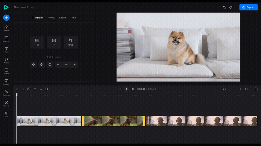 Ripple editing on