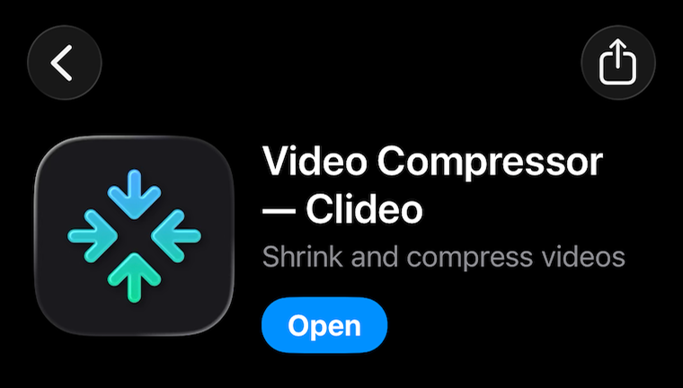 Clideo Video Compressor app