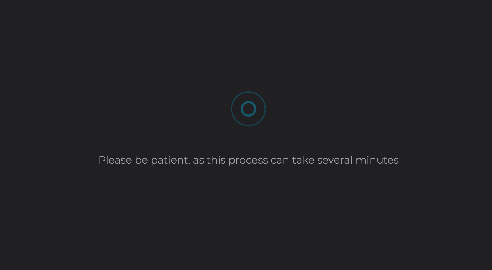 Wait while the tool is compressing your video for YouTube