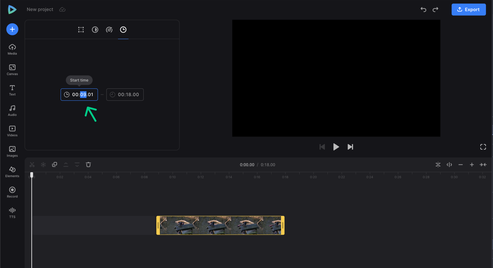 Continue to split video into parts