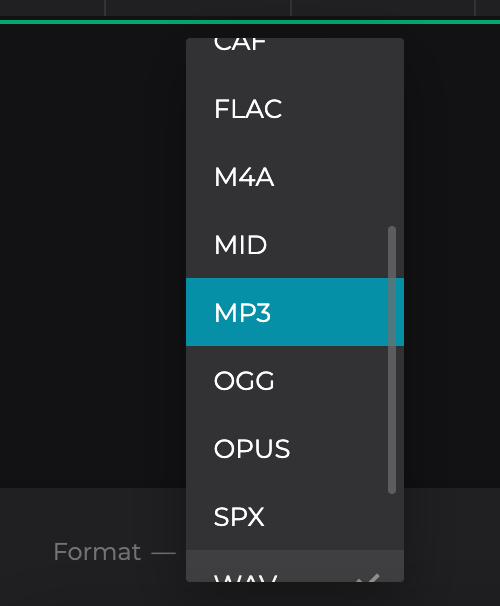 Convert the made ringtone to an appropriate format