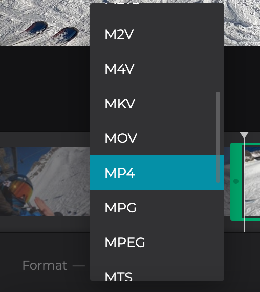 Change format of cut MKV