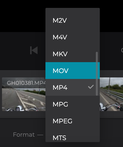 Convert joined video on Windows Change format of merged video on Windows