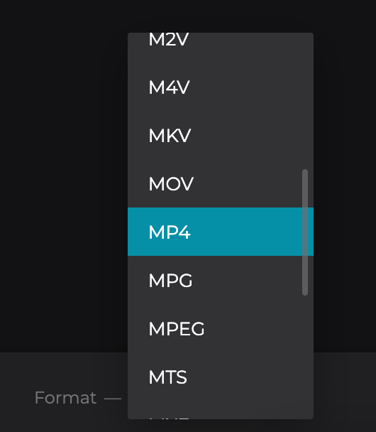 Change format of rotated MOV file