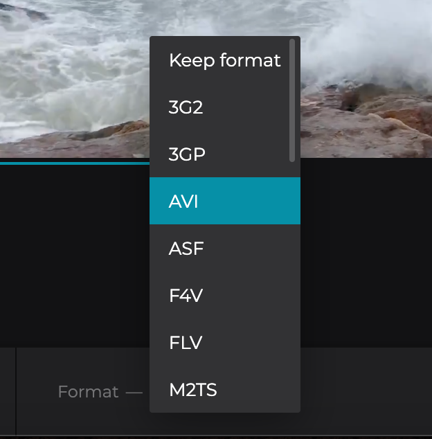 Convert slowed down video on Android Change format of the slowed down Android video