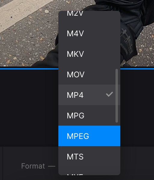 Change format of stop motion video for Instagram