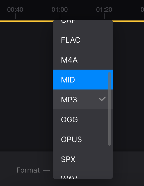 Convert video to MP3