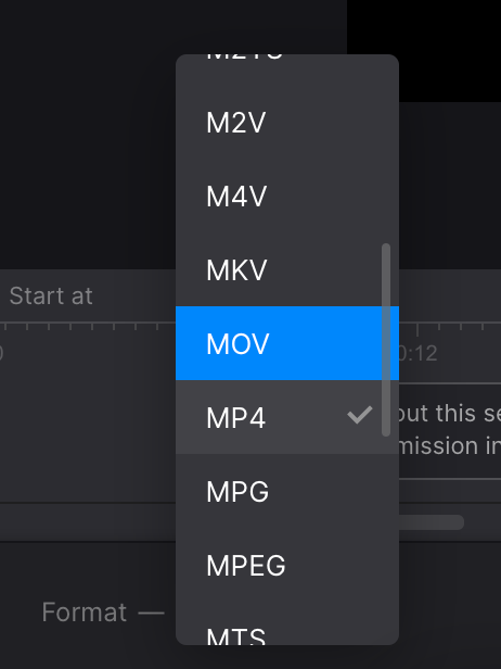 Convert video with dubbing alternative
