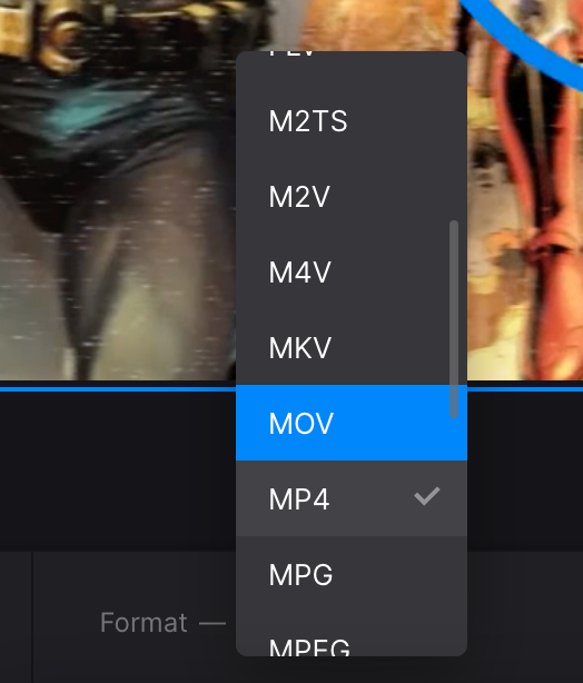Change format of YouTube video with changed aspect ratio