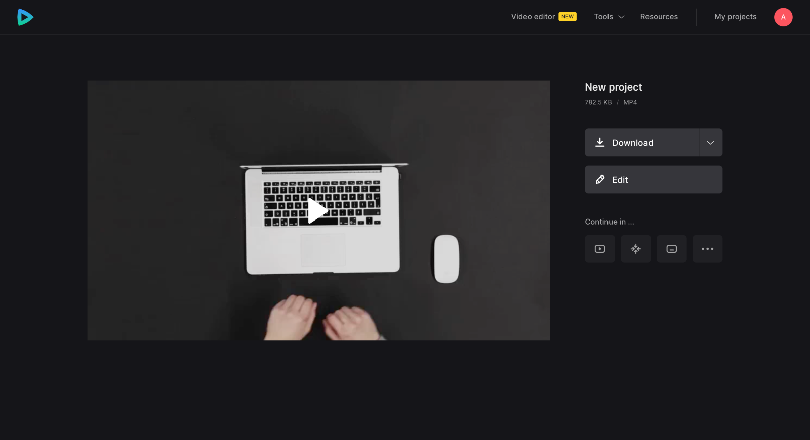 Download video with overlay GIFs