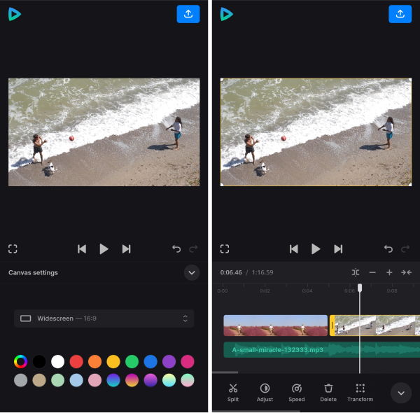 Add more files to the iPhone video if needed