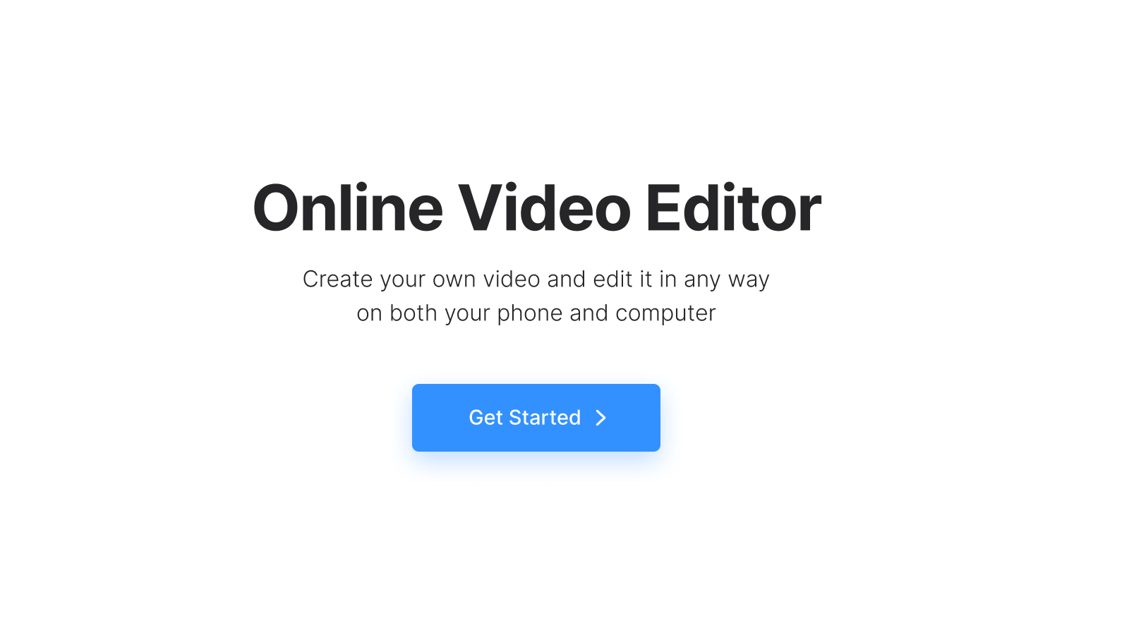 Editor to create video content online