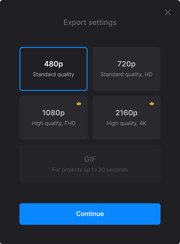 Export fan edit video