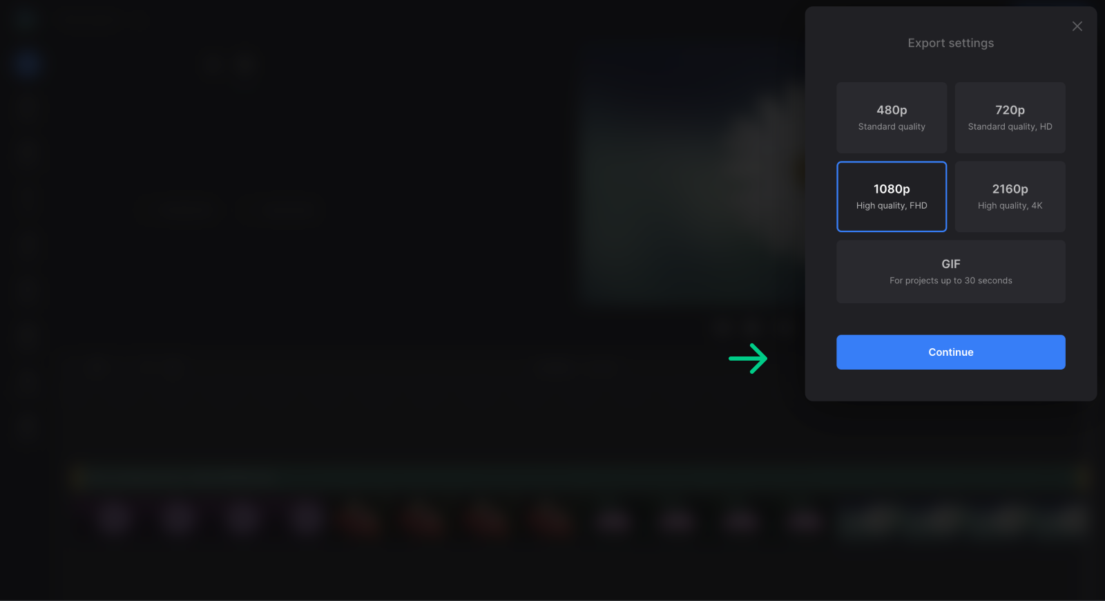 Export picture video with music