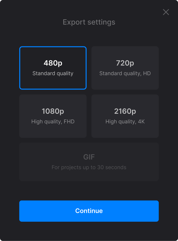 Export video with speed ramp effect