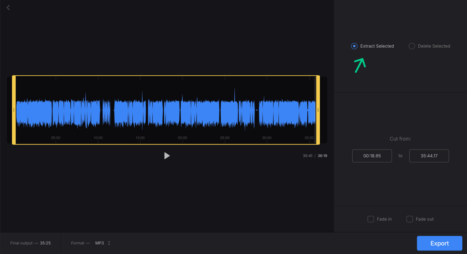 Extract voice translation from video