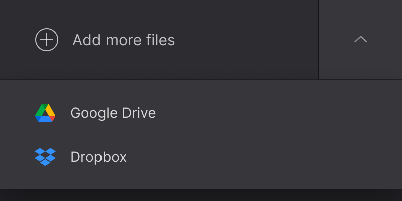How to add more files Upload more files if necessary to make a slideshow for Facebook