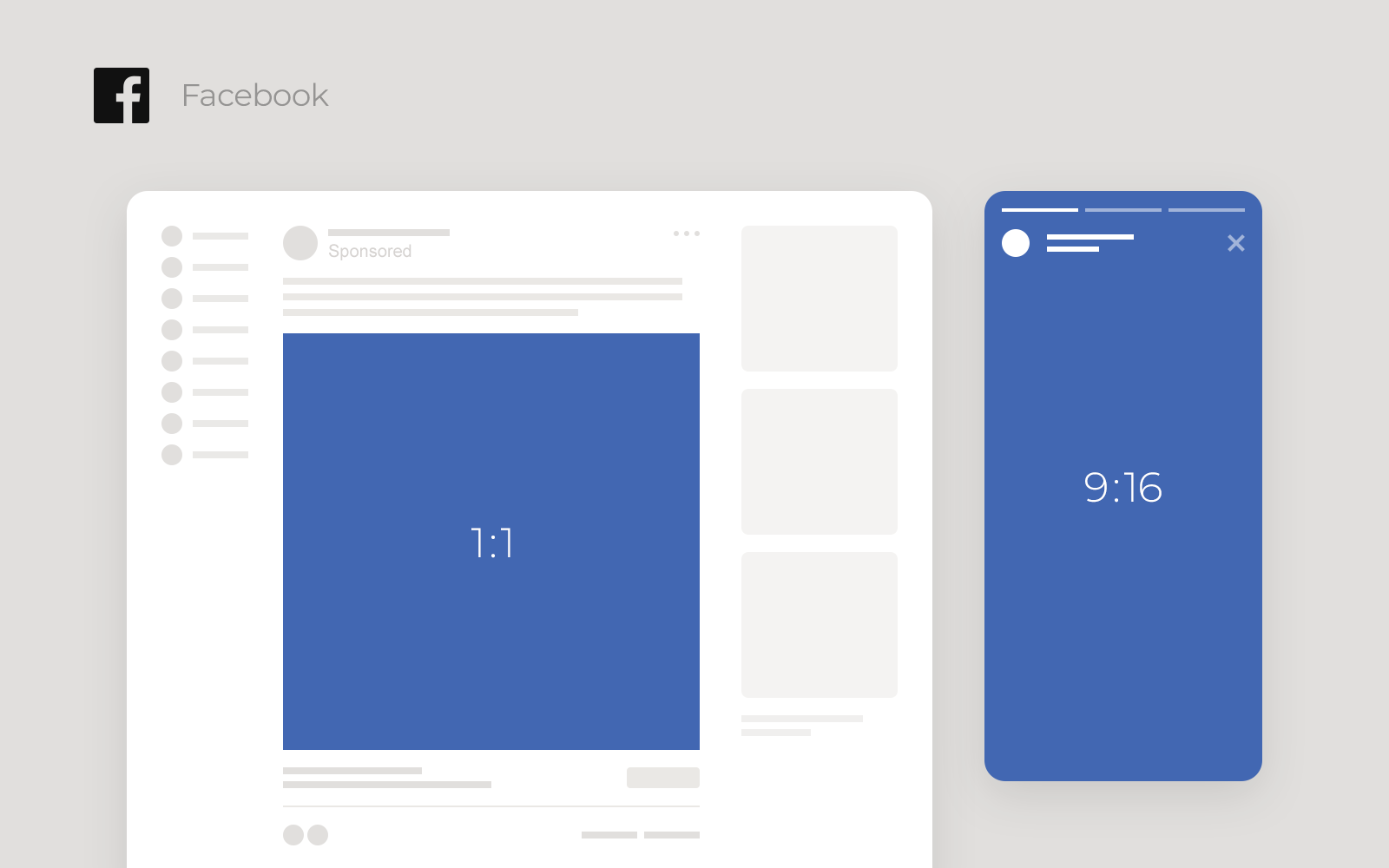 Example of Facebook video aspect ratio