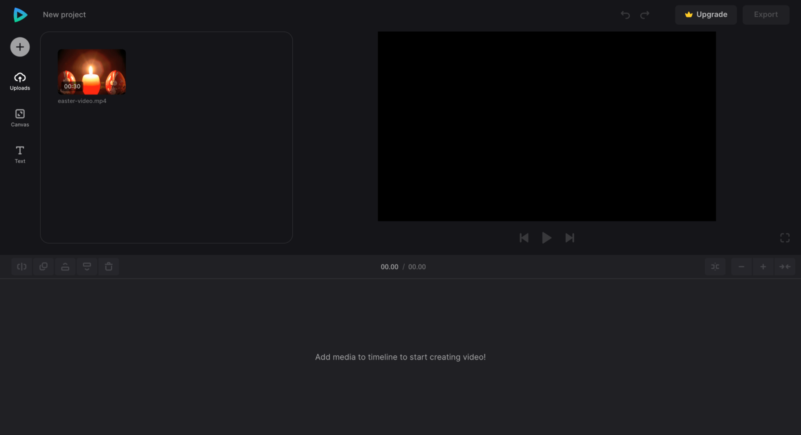 File to make Happy Easter video
