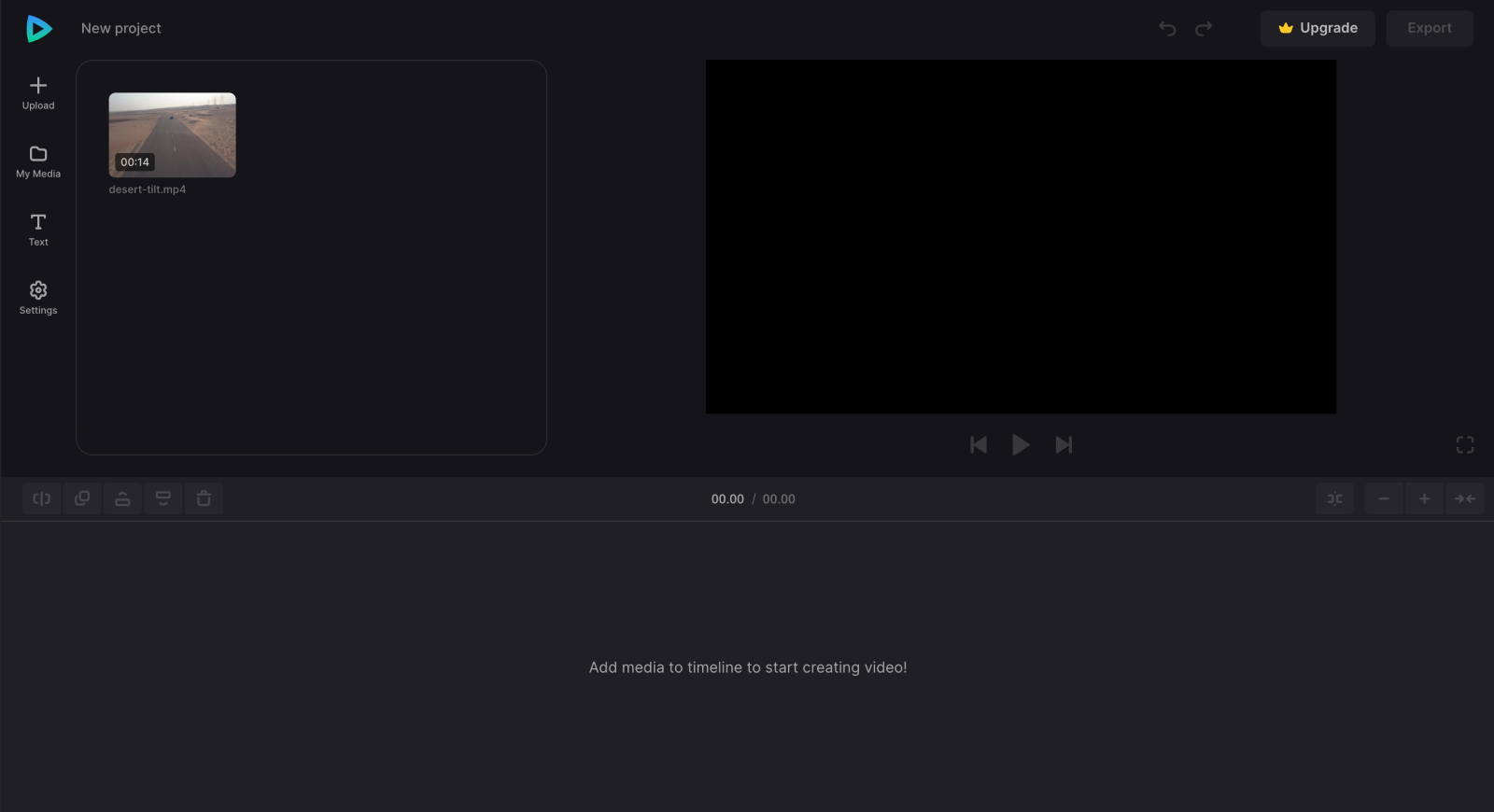 File to make tilted video