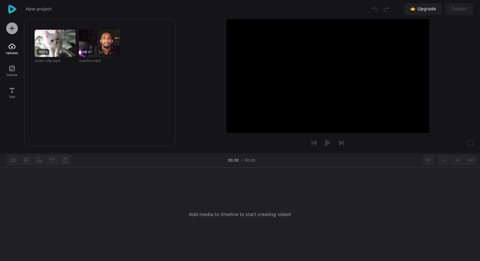 Files to make a reaction video