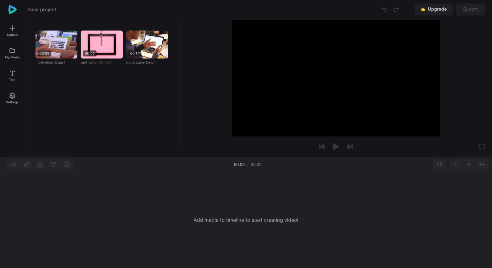 Files to make motivational videos