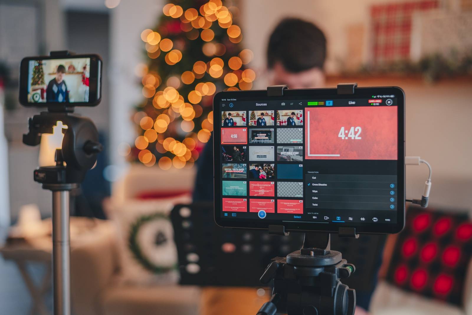 Horizontal video example