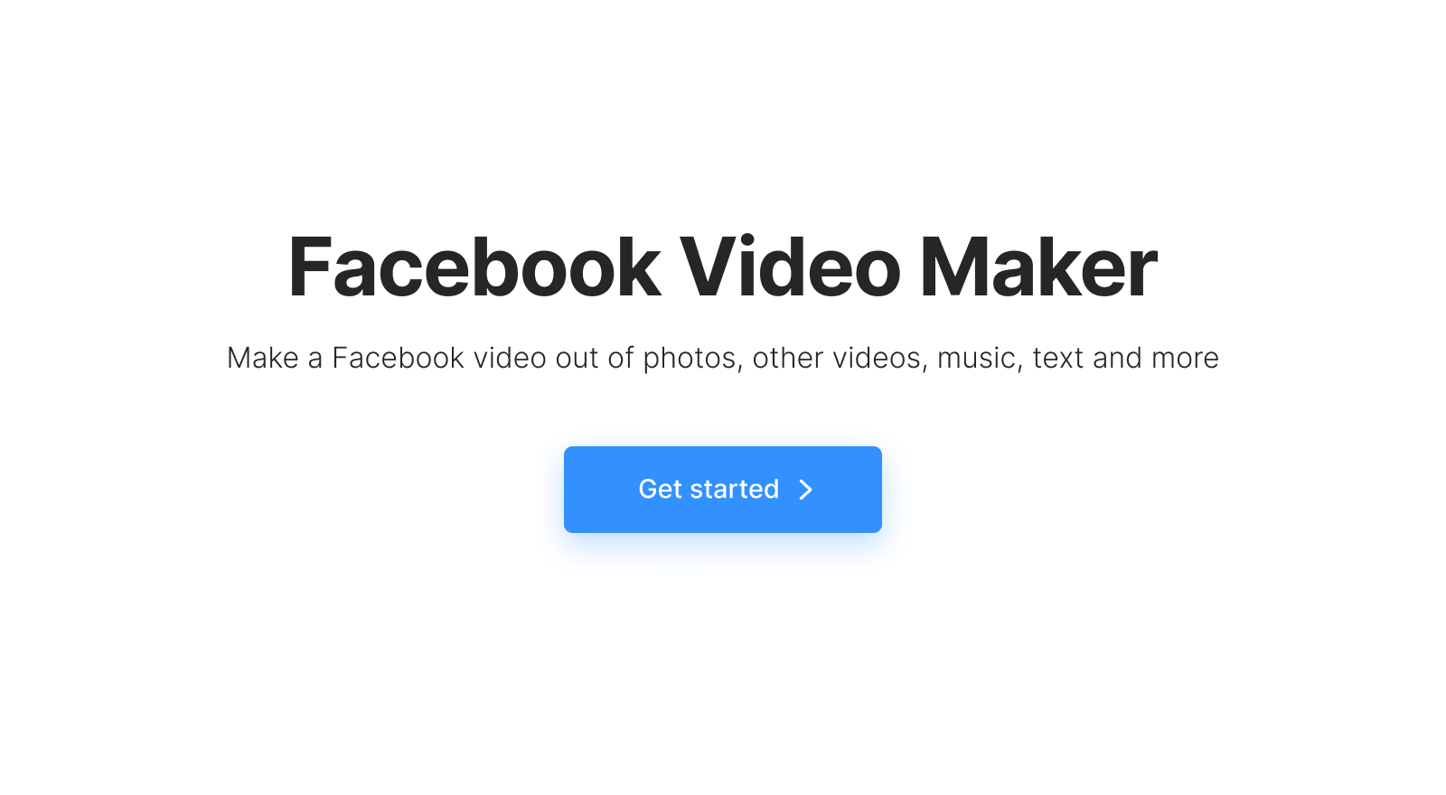 Create a Facebook video
