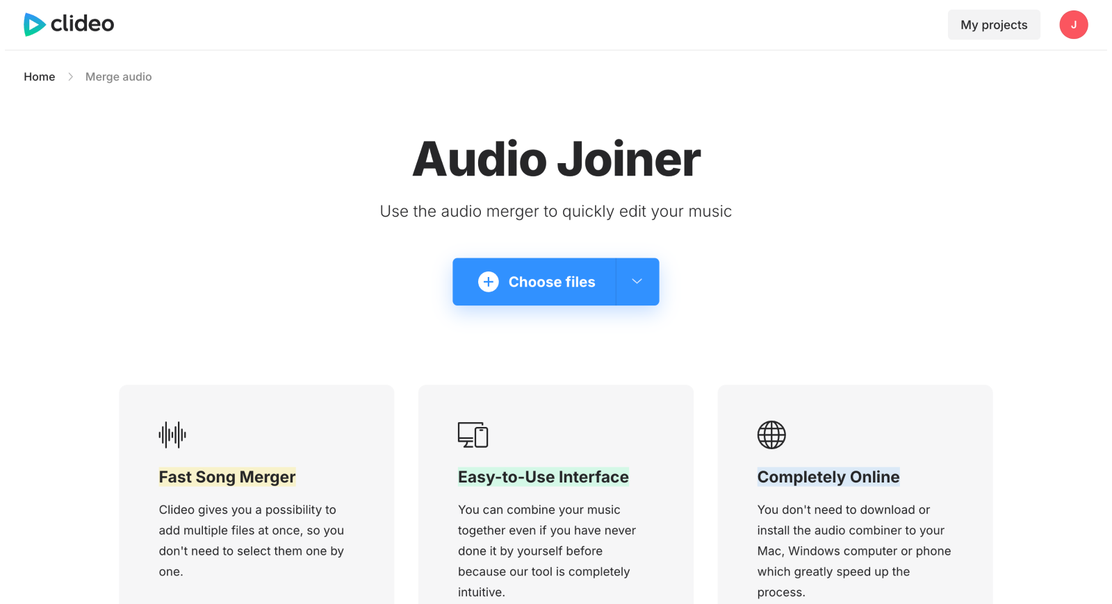 Combine FLAC files in audio merger Merge FLAC files in audio joiner