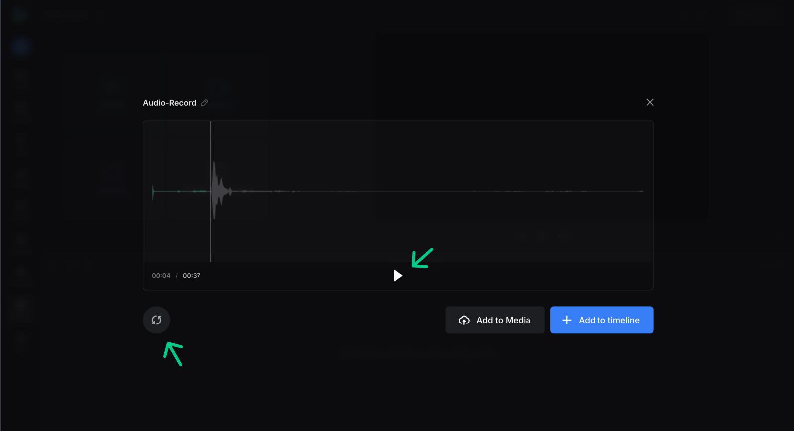 Mic test and playback