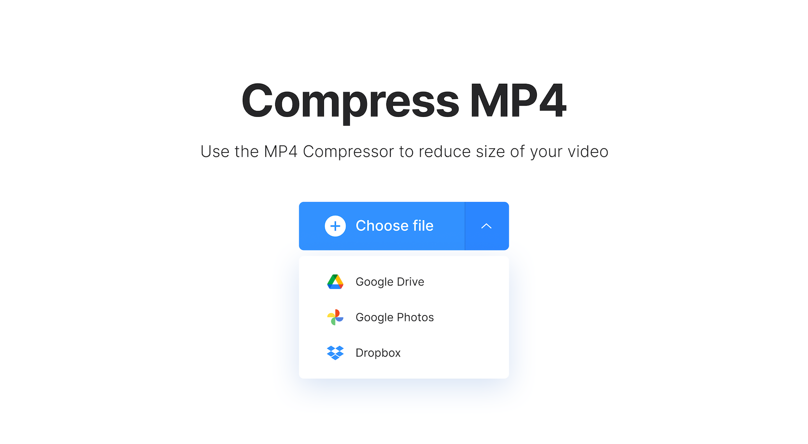 MP4 compressor