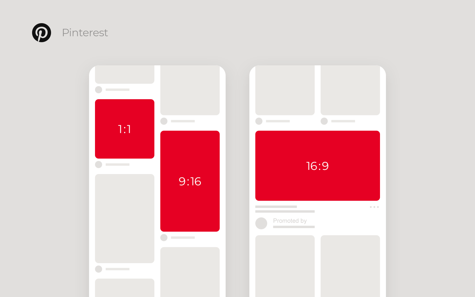 Pinterest Square and Vertical video, their aspect ratio