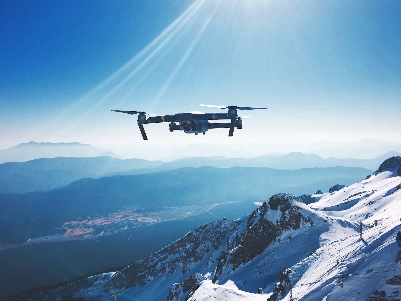 Drone for selfies Pocket camera drone