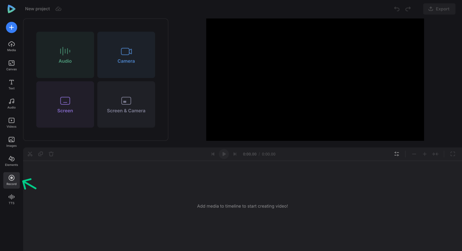 Record yourself to make a viral TikTok video