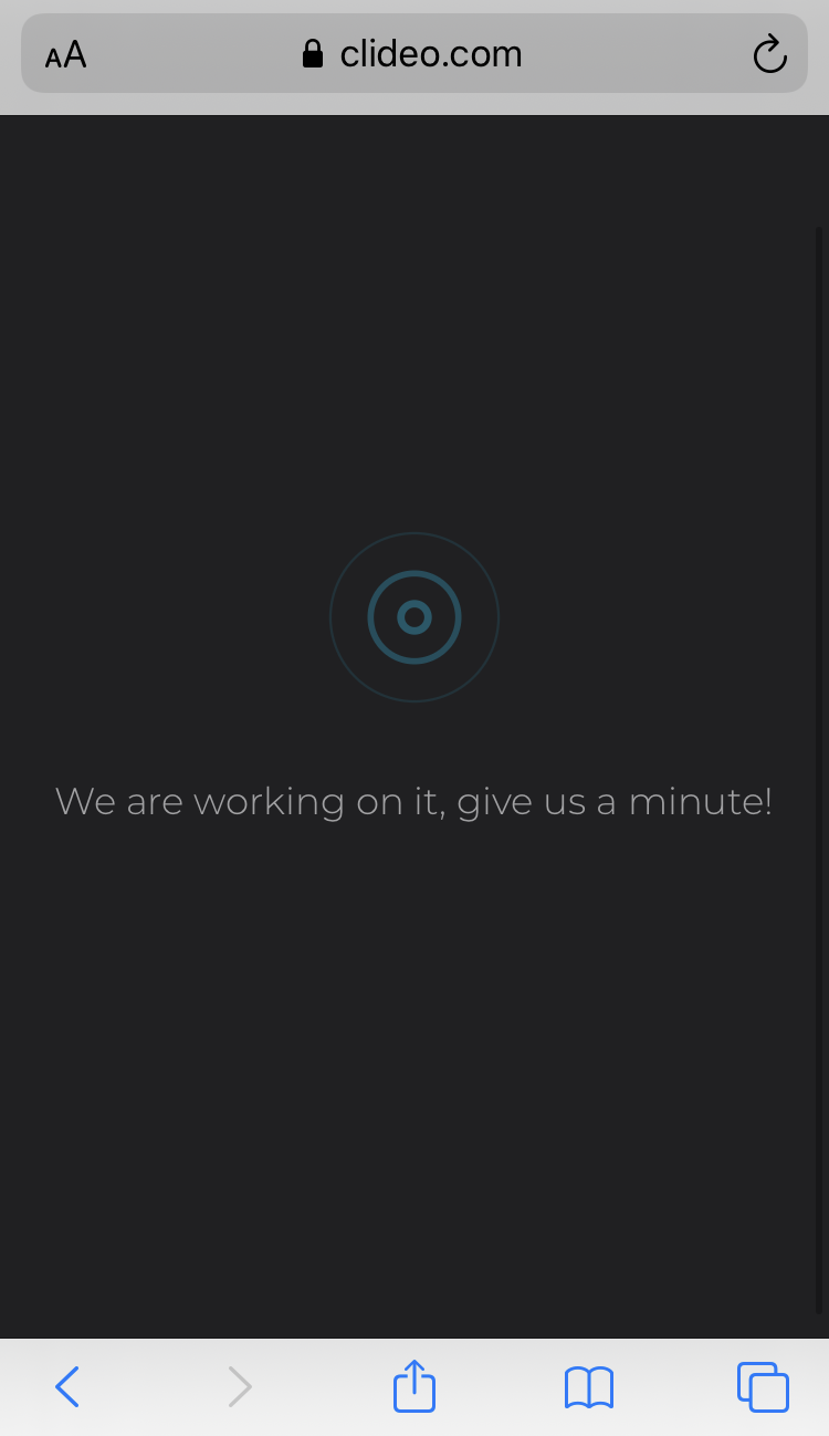 Wait a minute while the tool is muting the iPhone video