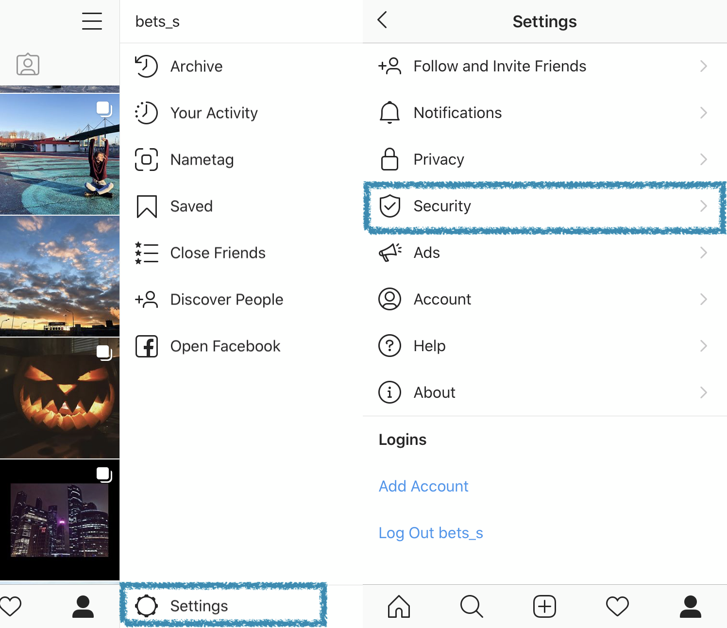 Request all your published Instagram posts