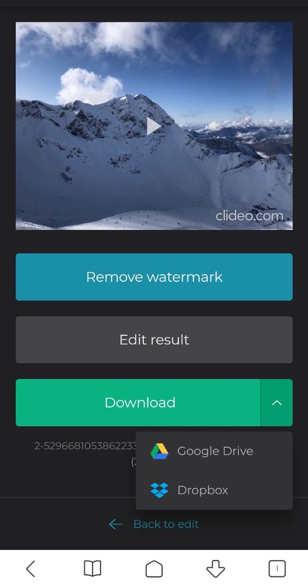 Save the video with added audio on Android