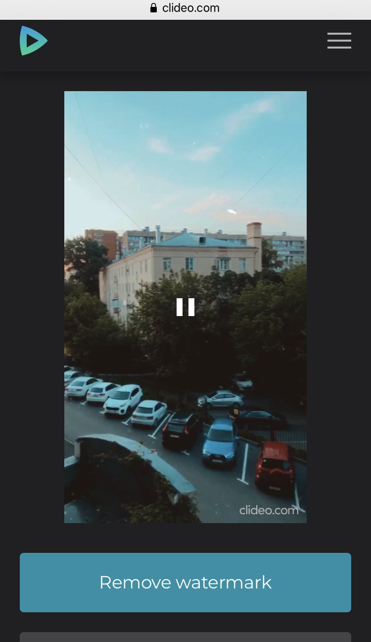 Download the video with added audio to iPhone