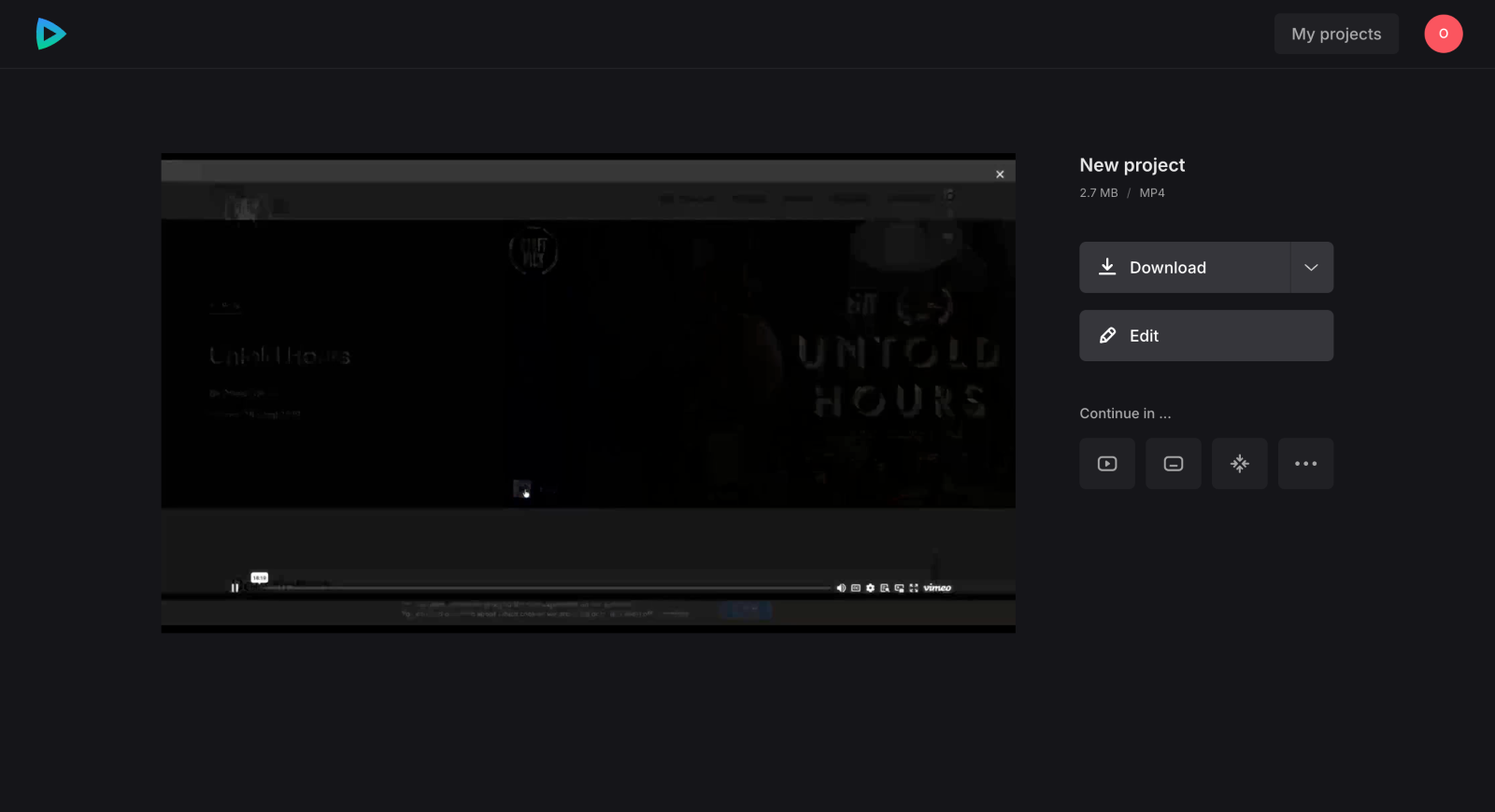 Save screen recording with audio