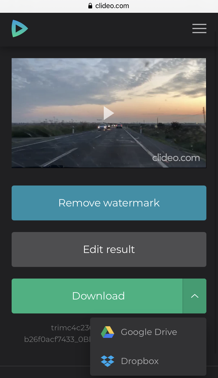 Download the video of Instagram size