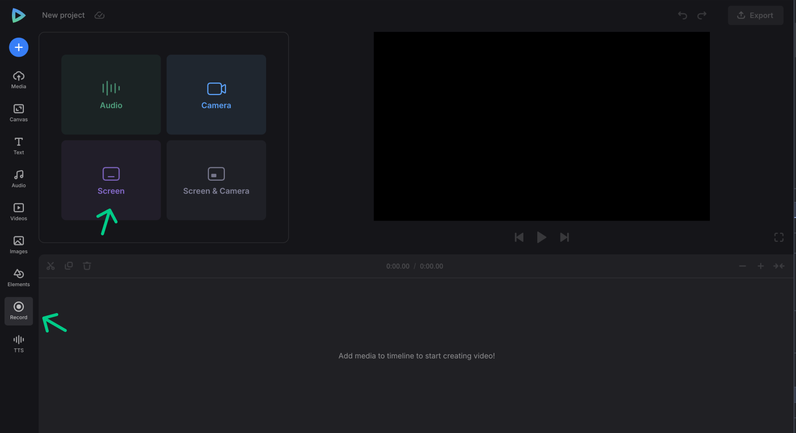 Screen record video tutorial