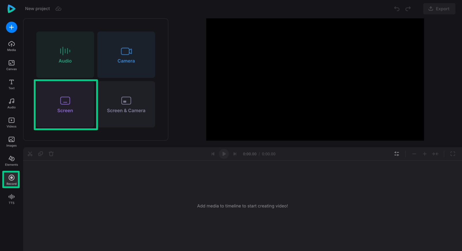 Screen record with audio