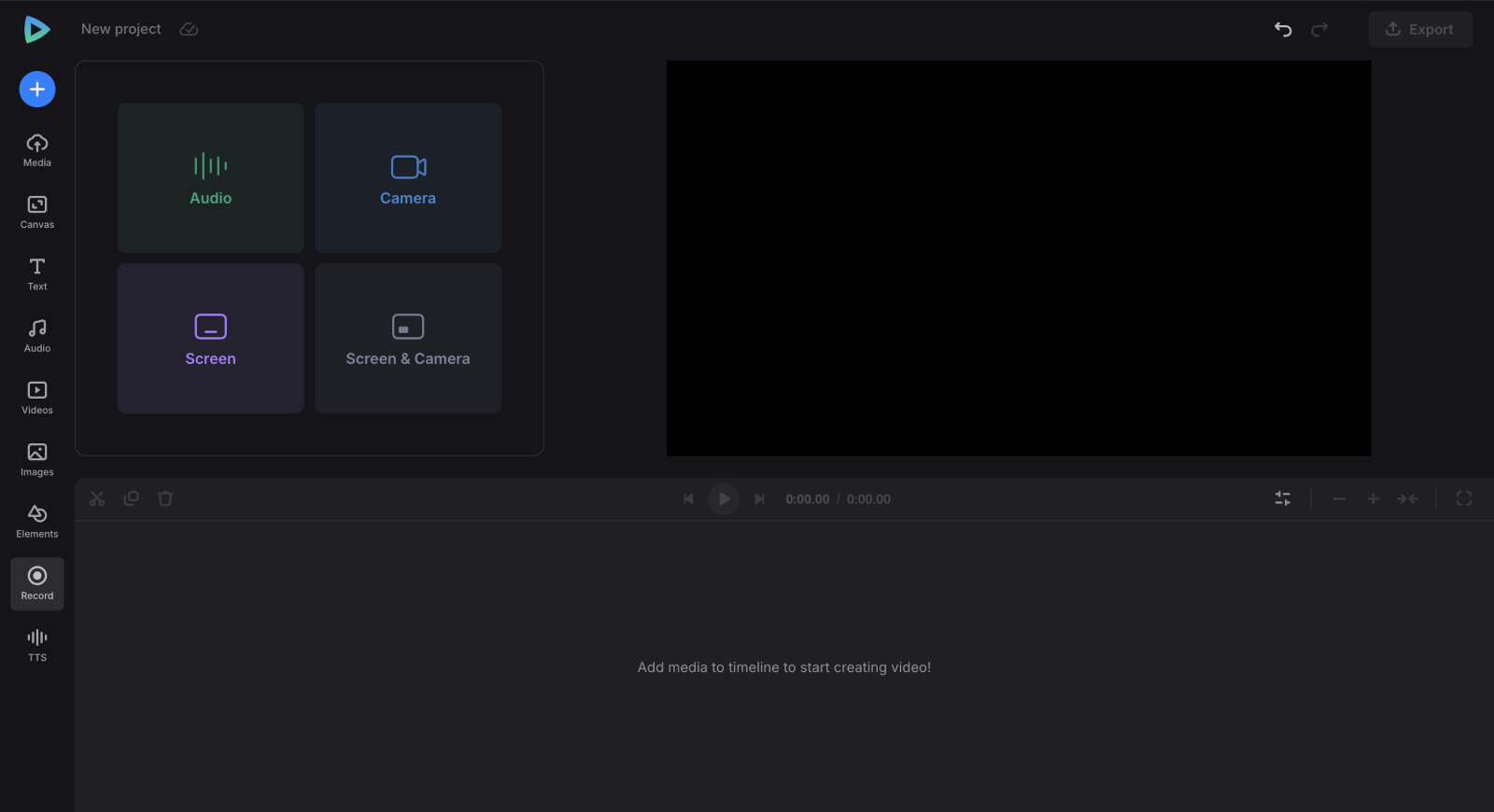 Select online screen record